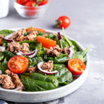 Thunfisch-Spinat-Salat